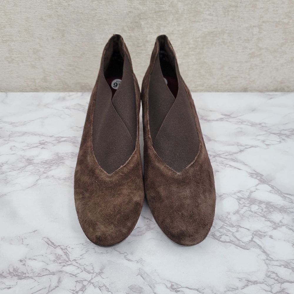 Munro Francee Ankle Bootie Brown Suede Women's 9.5 N - Picture 5 of 10